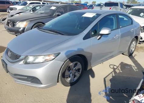 2013 Honda Civic Lx из США, поврежденный, VIN 19XFB2F5XDE234002